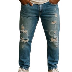 Aeropostale Essex Men's 29x32 Blue Denim Mid Rise Straight Leg Jeans